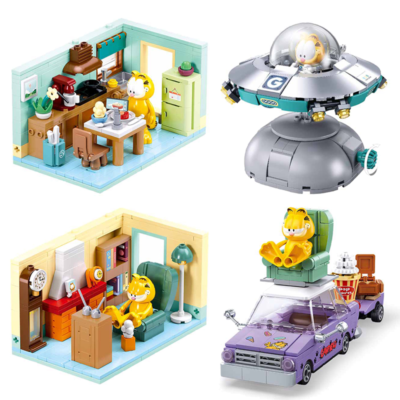Lego Set Creator - 2024 Sluban De Garfield Show Bouwstenen