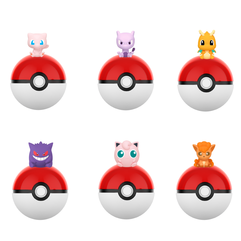 Ornament Ball Set - Pokemon Anime Poke Ball Mini Figuren
