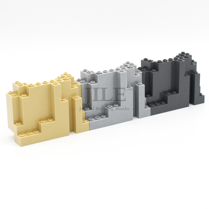 Lego Set Creator - Moc Rock Panel 4x10x6 Rechthoekig 6082