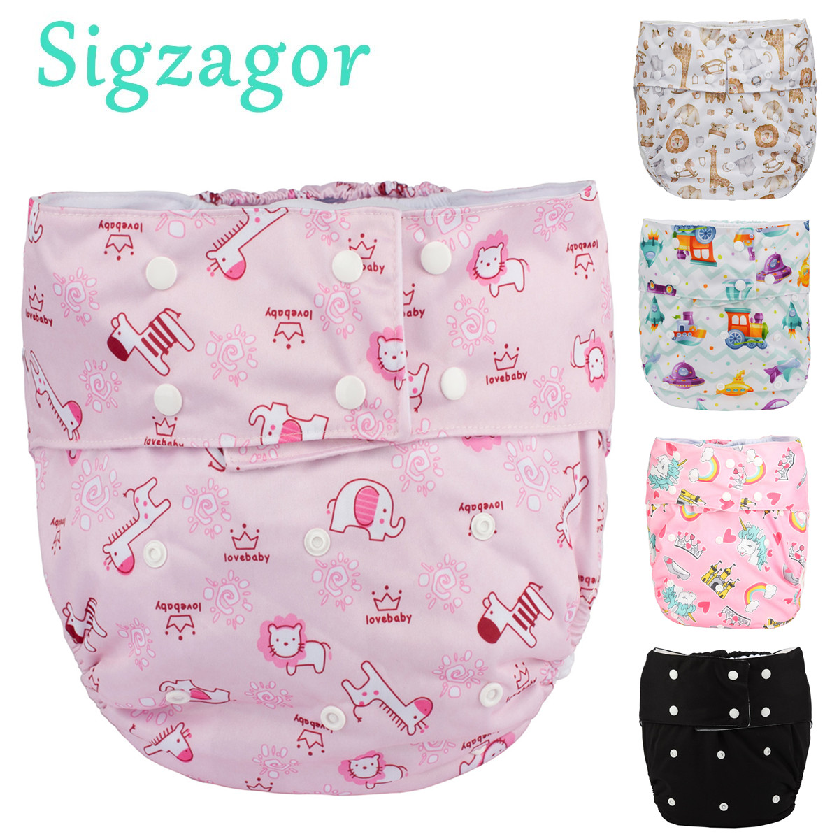 Pampers Diaper Premium Care - [Sigzagor] 1 Tiener Volwassen Doek Luier