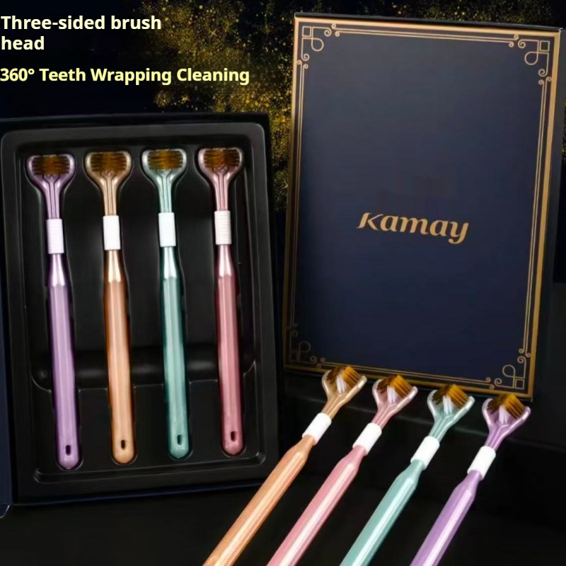 Gift Box Wrap Set - 4-delige set tandenborstels in een doos,
