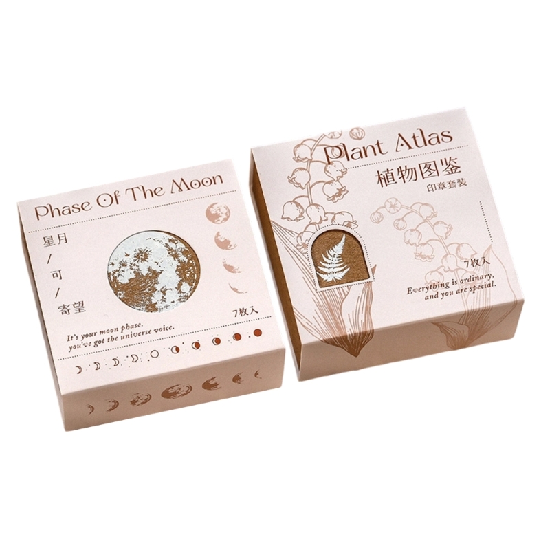 Block Seal Set 7-delig Boxed P - Gift Box Wrap Set recensie en prijs