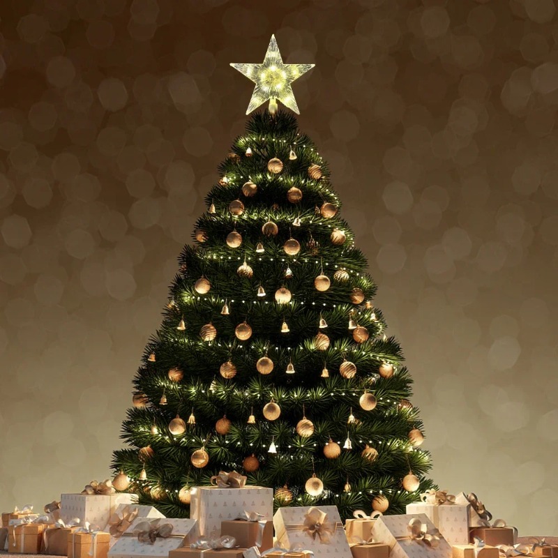 Gloeiende kerstboomtopper van  - Star Tree Topper recensie en prijs