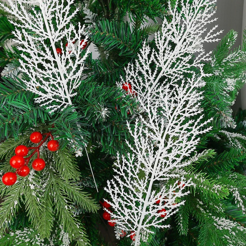 Kerst Witte Kunstmatige Dennen - Christmas Wreath Fake recensie en prijs